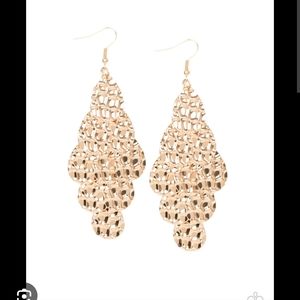 INSTANT INCANDESCENCE gold earrings